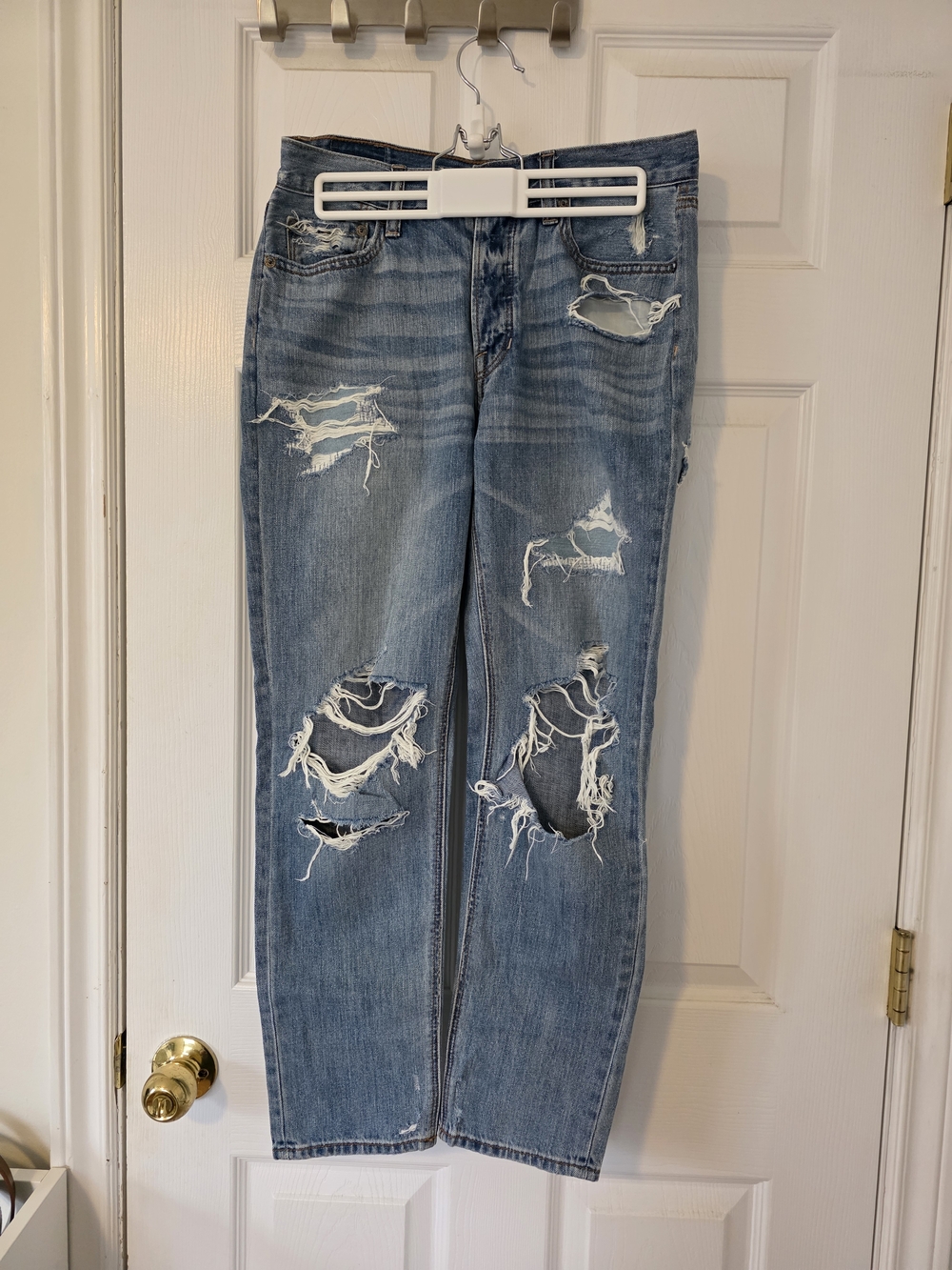 Womens Distressed High Rise Jeans | SZ 4 - Picture 3 of 7